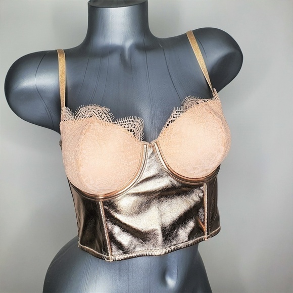New Victoria Secret Bra Dream Angels Rose Gold - Picture 1 of 6